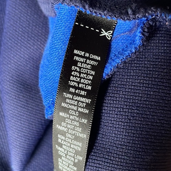 RALPH LAUREN X boys Med golf US OPEN zip up jersey jacket neon accents navy - Picture 16 of 16